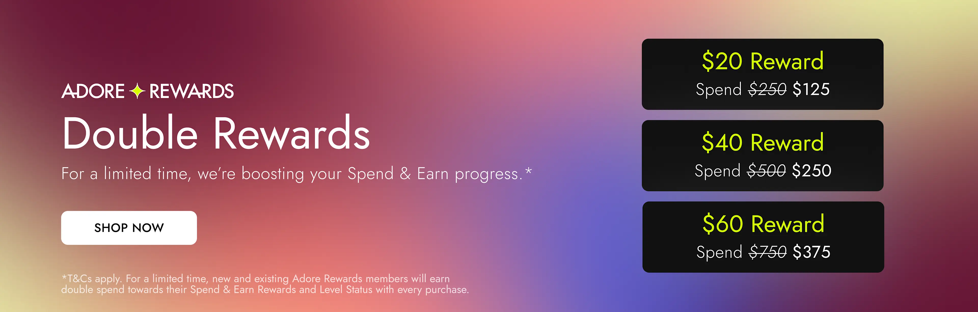 AUS Homepage Banner- Image 2 - Rewards Booster