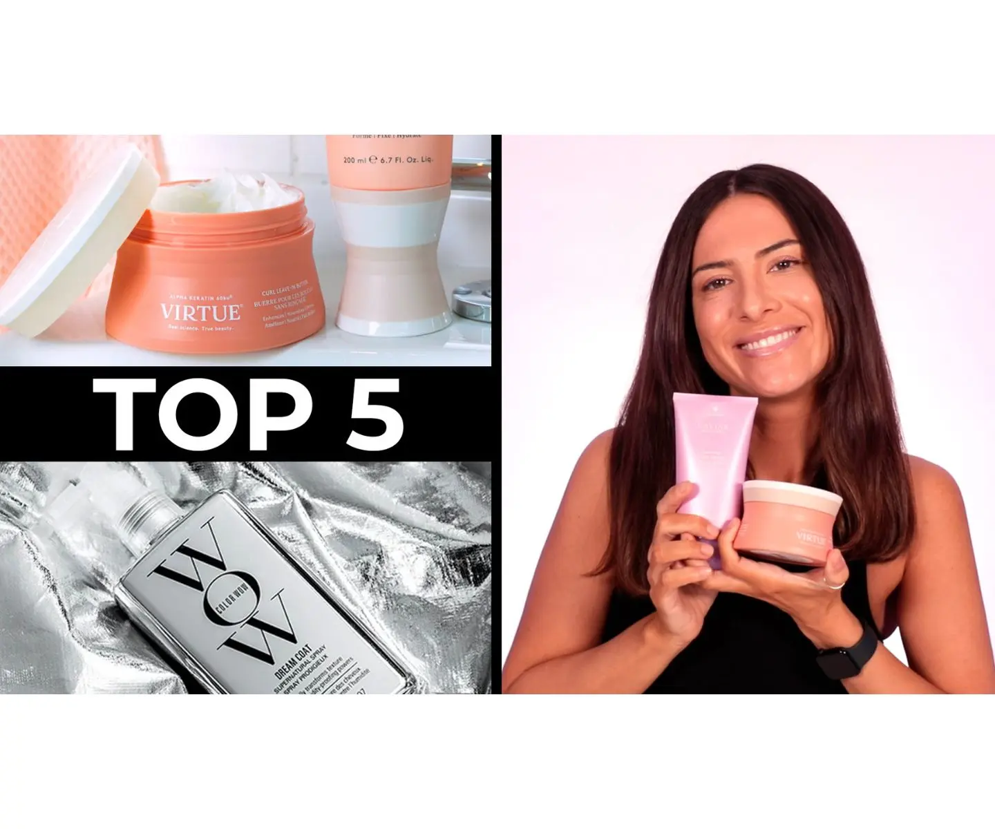 VIDEO: Top 5 products for Frizzy Hair! My favourite shampoo