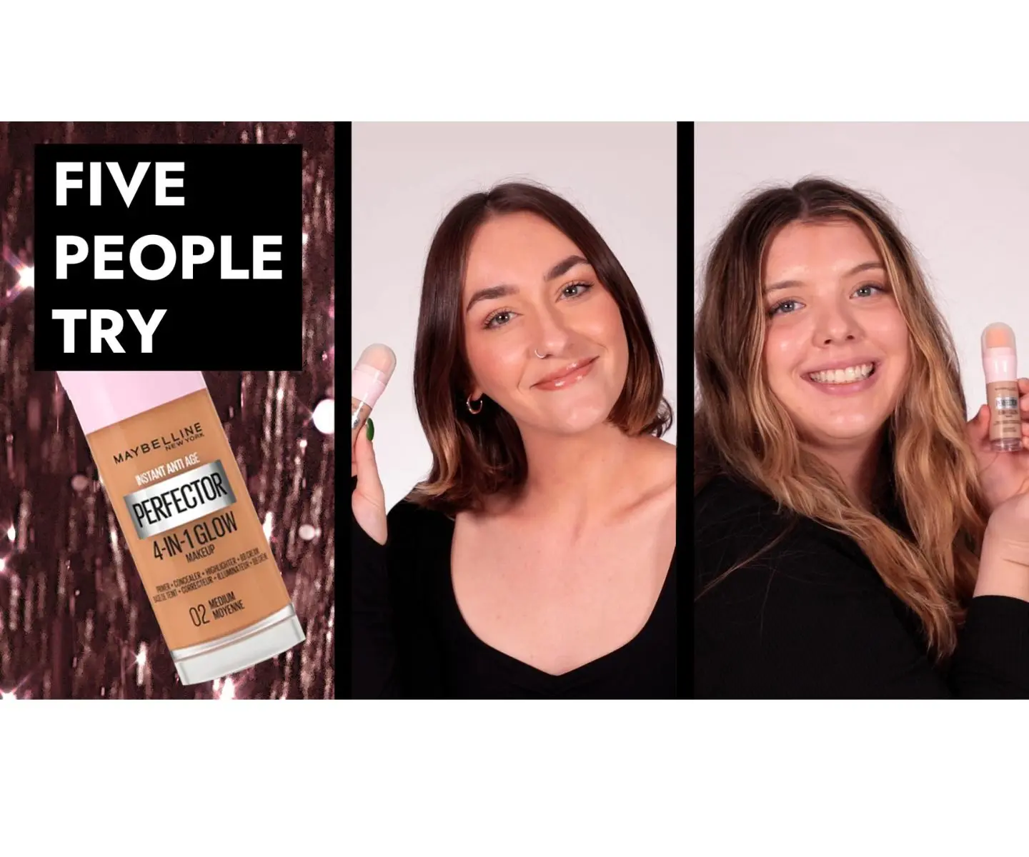 VIDEO: 5 People Try The TikTok Famous Dupe | Maybelline 4-In-1 Glow Foundation