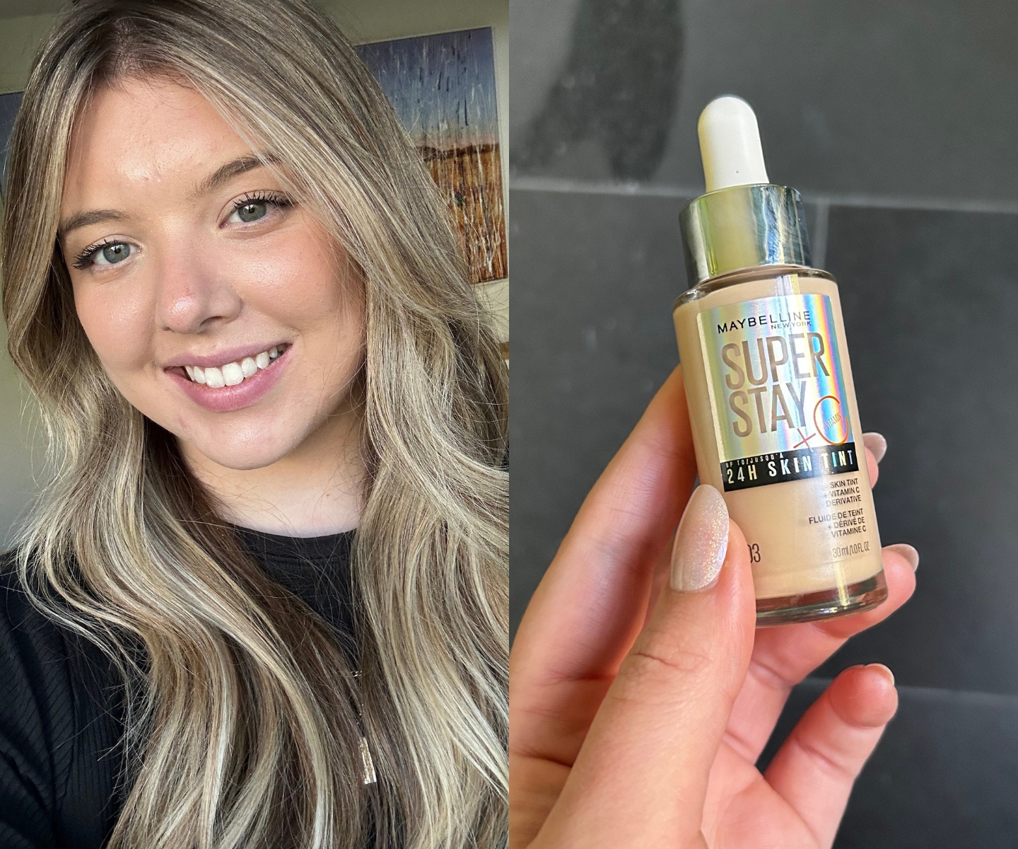 new* MAYBELLINE SUPERSTAY 24H SKIN TINT REVIEW + 12HR WEAR TEST