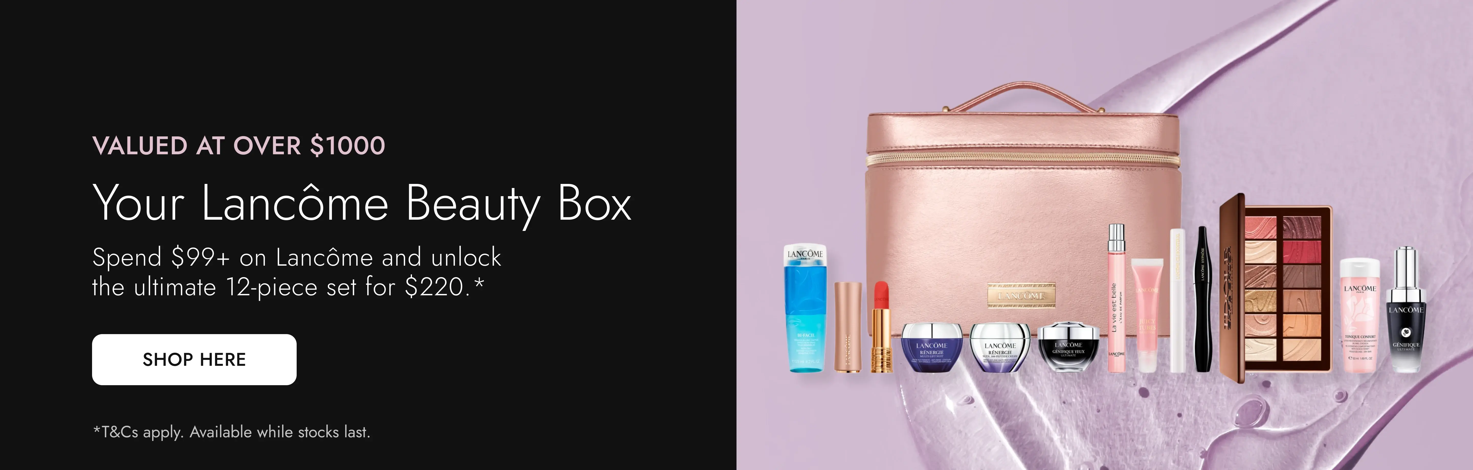 AUS Homepage Banner - Image 3 - Lancome–Purchase with Purchase
