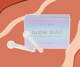 SALT BY HENDRIX Glow Dust Massage Tools in Aura Quartz