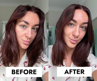 Klorane Dry Shampoo with Oat and CERAMIDE LIKE before/after Jas