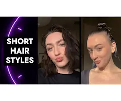 VIDEO: How To Style A Bob In 3 Ways | Easy Short Hair Tutorial