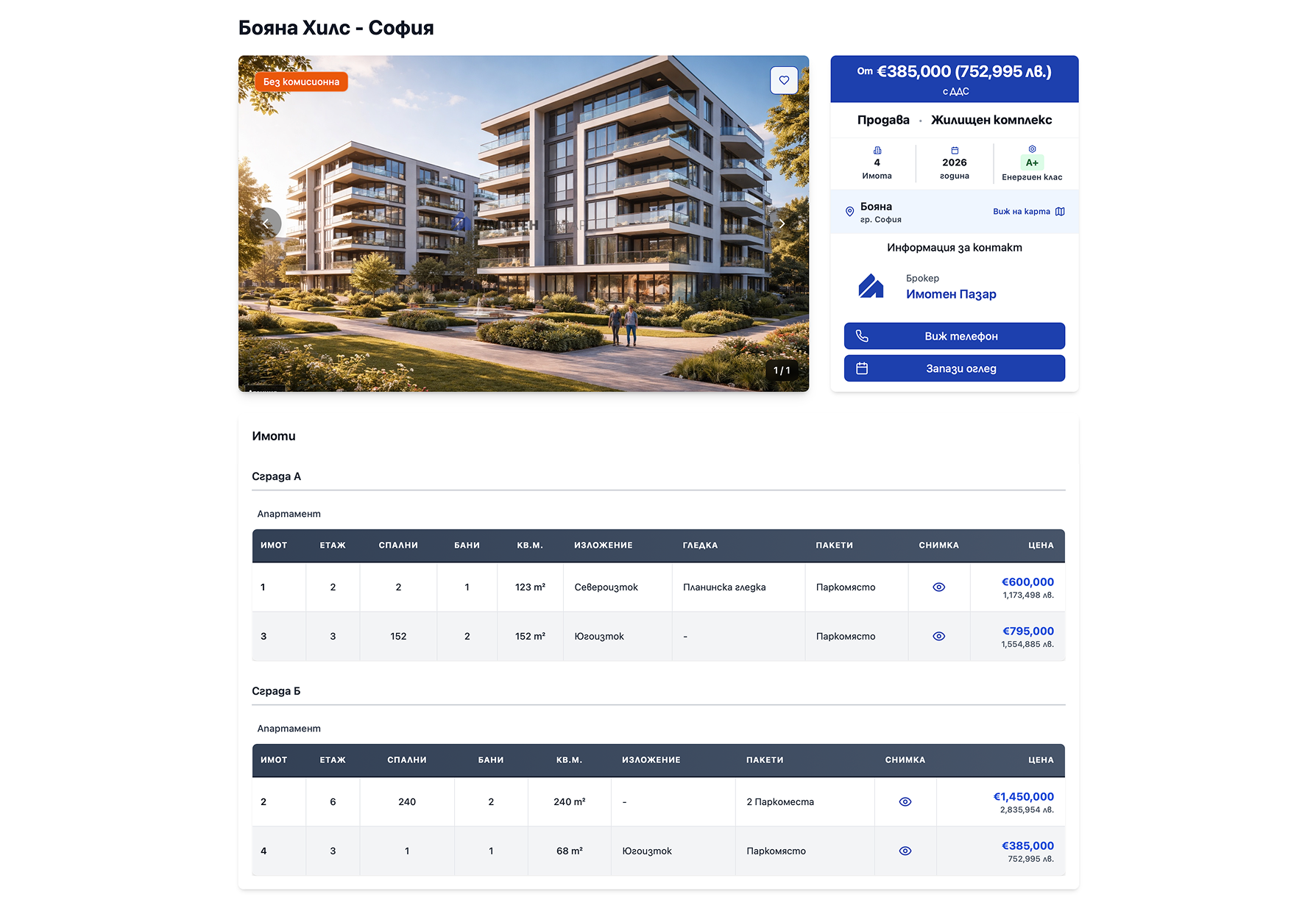 New Feature on Imoten Pazar: One Listing for an Entire Residential Complex or Building
