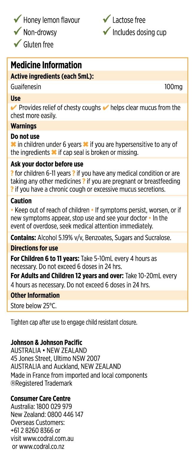 Codral® Mucus Cough Liquid image 2