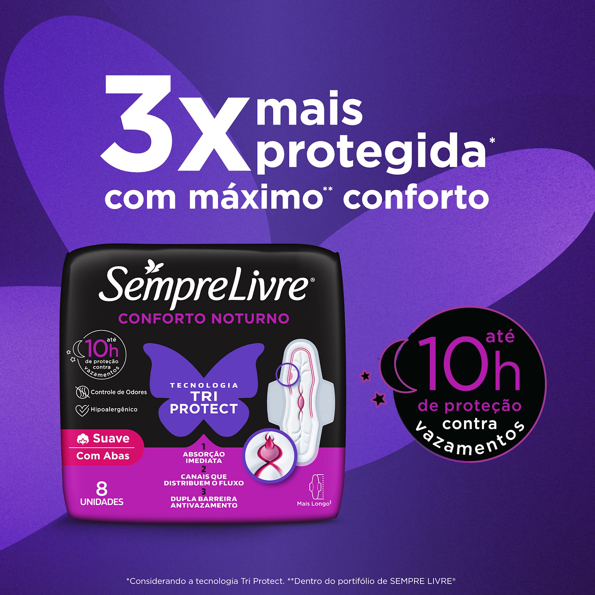 SL SEMPRE LIVRE CONFORTO NOTURNO CLAIM