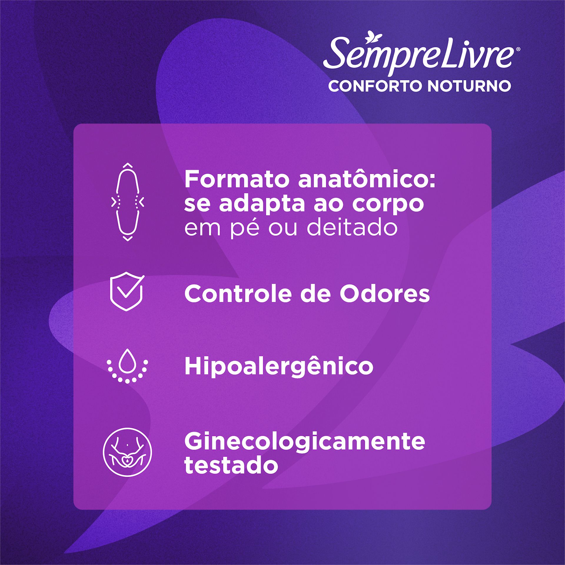 SL SEMPRE LIVRE CONFORTO NOTURNO BENEFIT