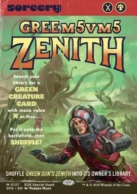 green sun's zenith