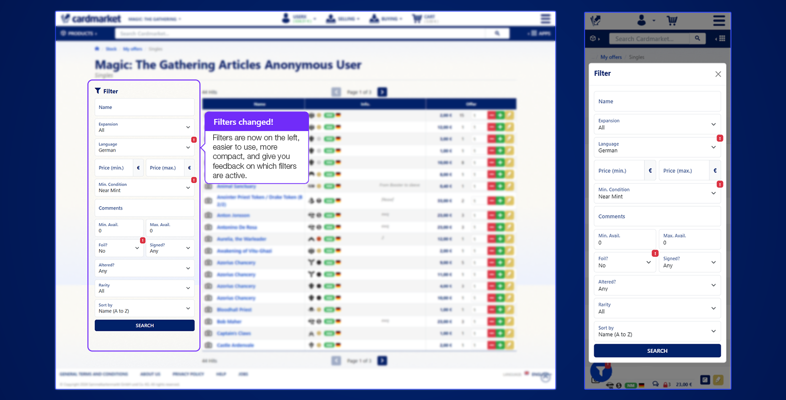 UX Inventory Filters Image