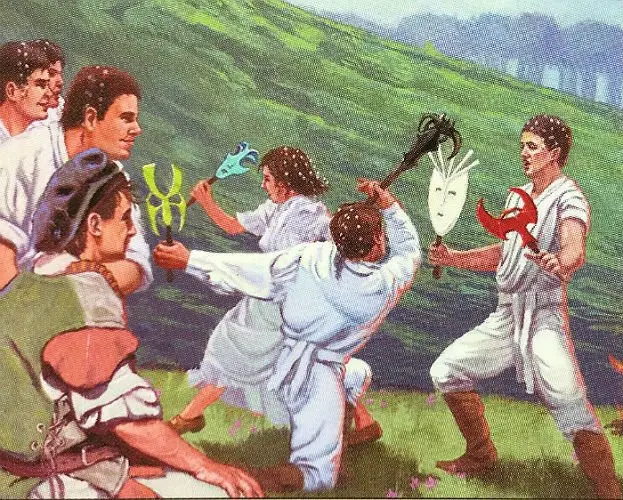 Story Circle Art from Mercadian Masques