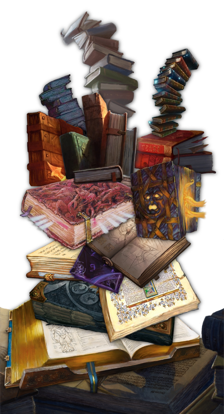 big pile of books