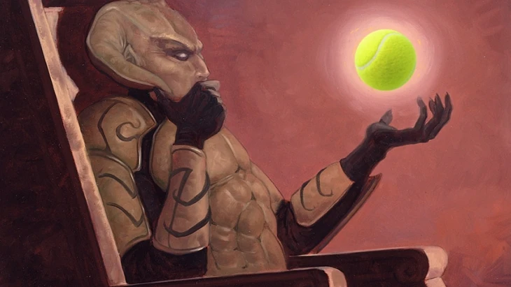 contemplation - tennis
