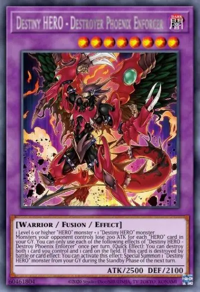 Destiny HERO - Destroyer Phoenix Enforcer