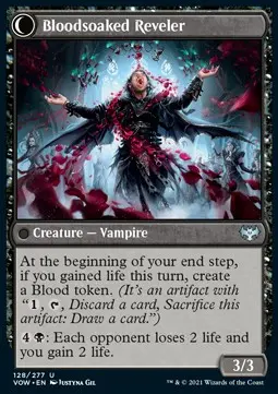 Restless Bloodseeker // Bloodsoaked Reveler