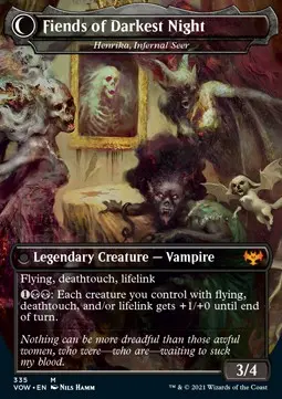 mtg dracula series cards Sorin the Mirthless (borderless)