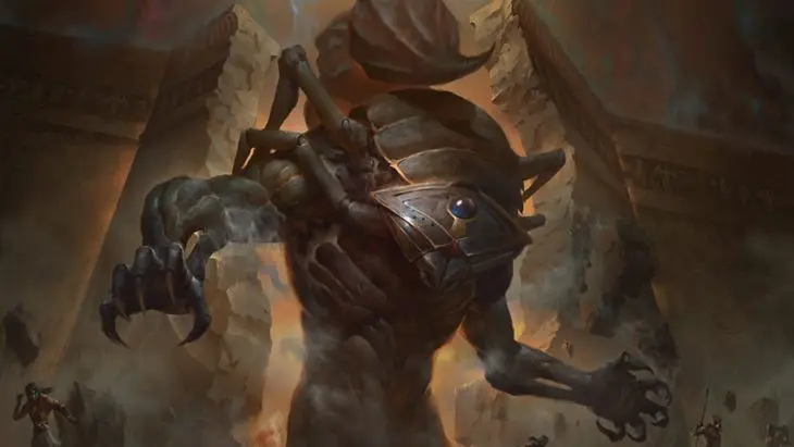 the scorpion god