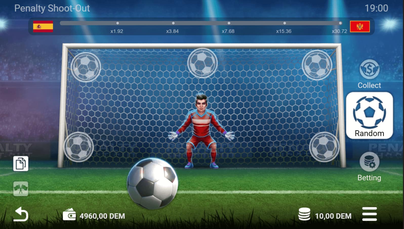 Juego Penalty Shoot Out Chile