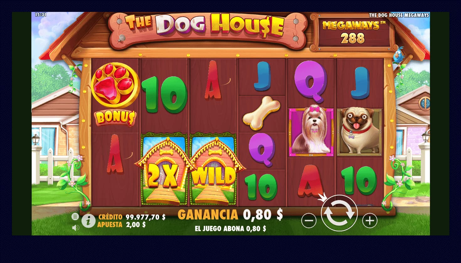 The Dog House Megaways - Scatter