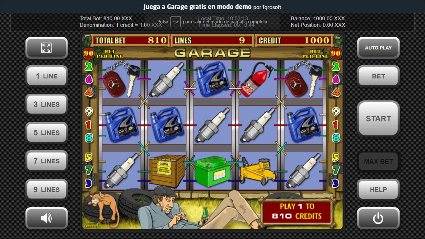 Garage Tragamonedas