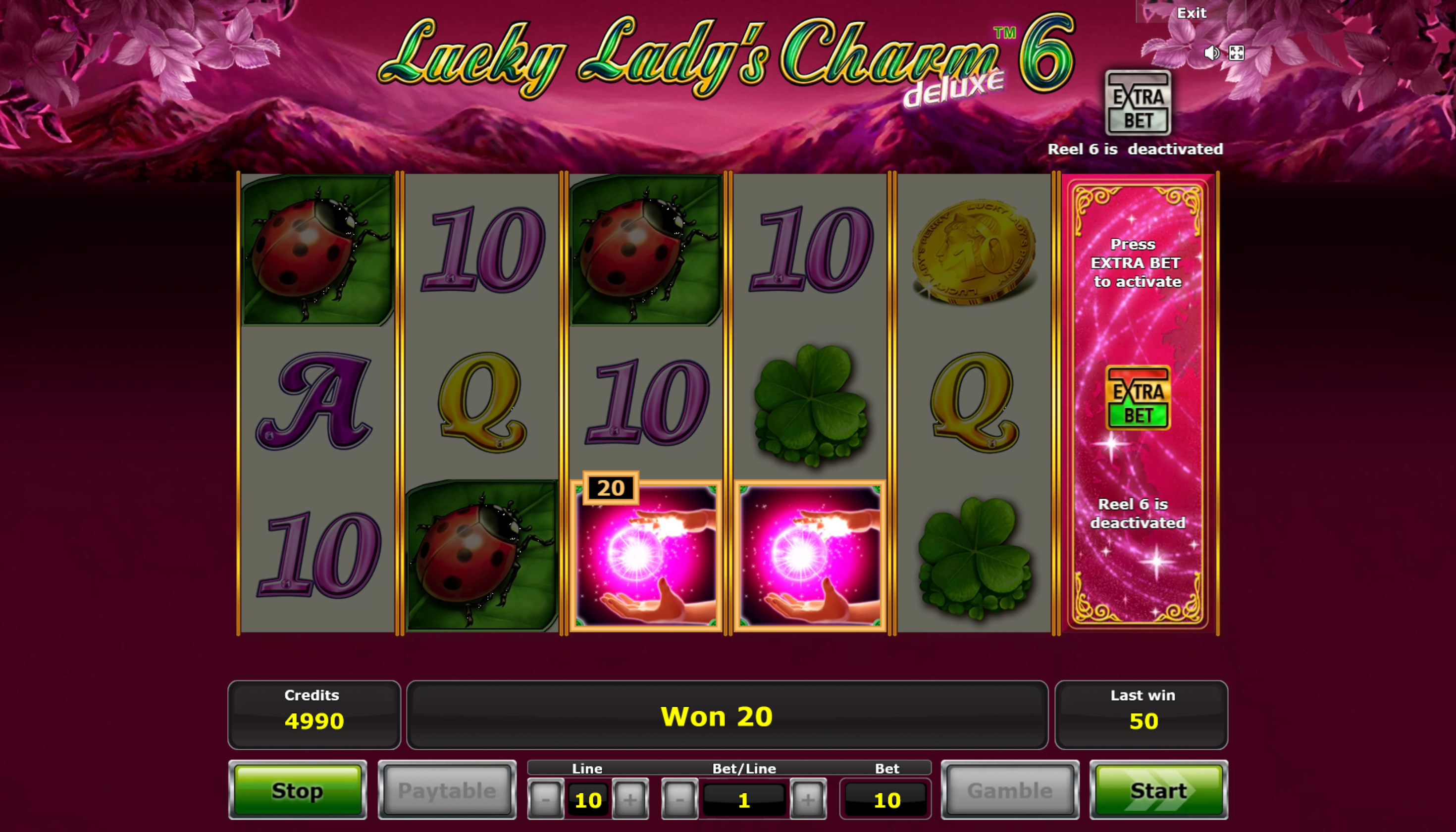 Lucky Ladys Charm Deluxe 6 Juego 