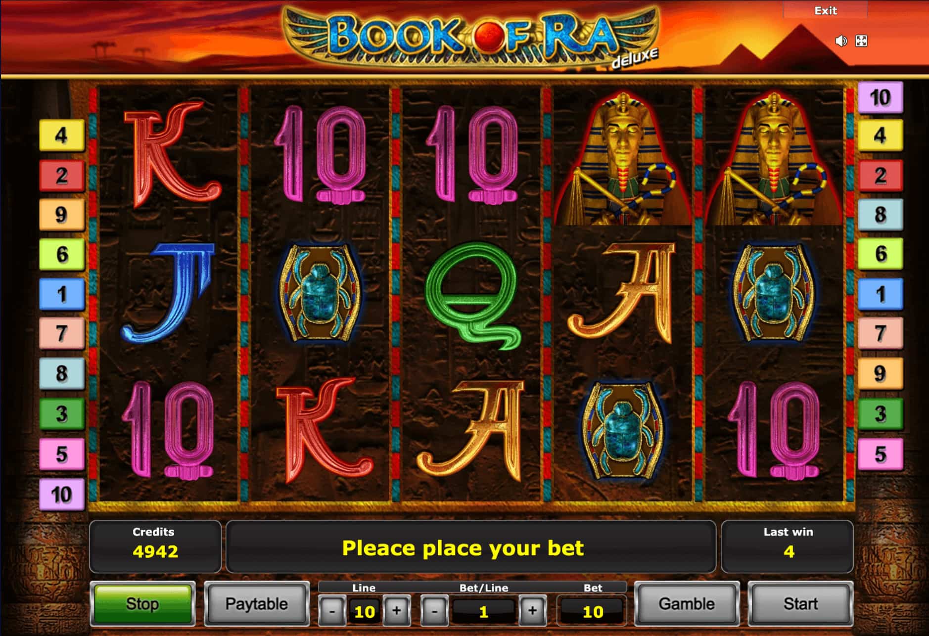 Book of Ra Deluxe Tragamonedas