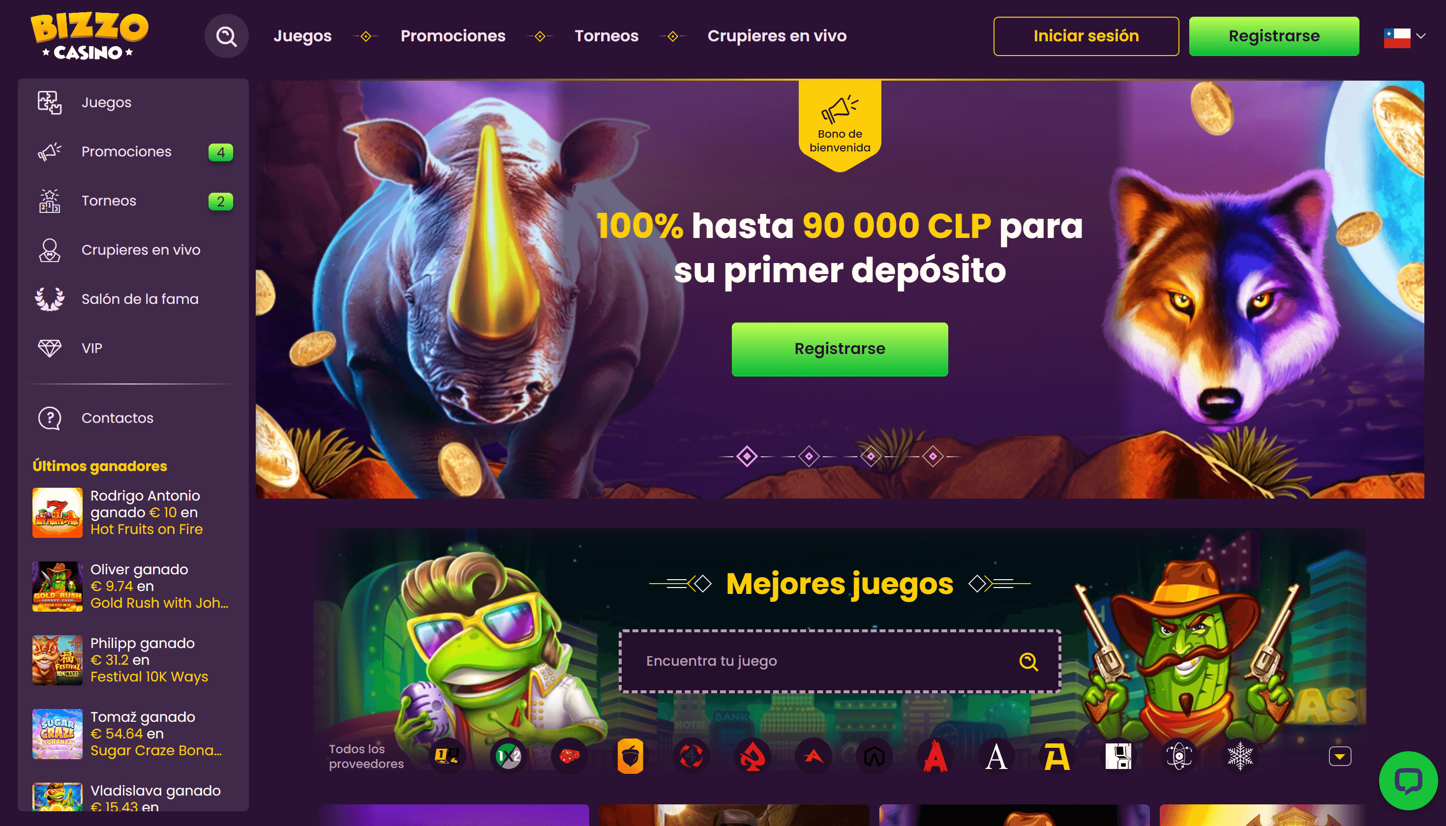 Bizzo Casino Homepage.png