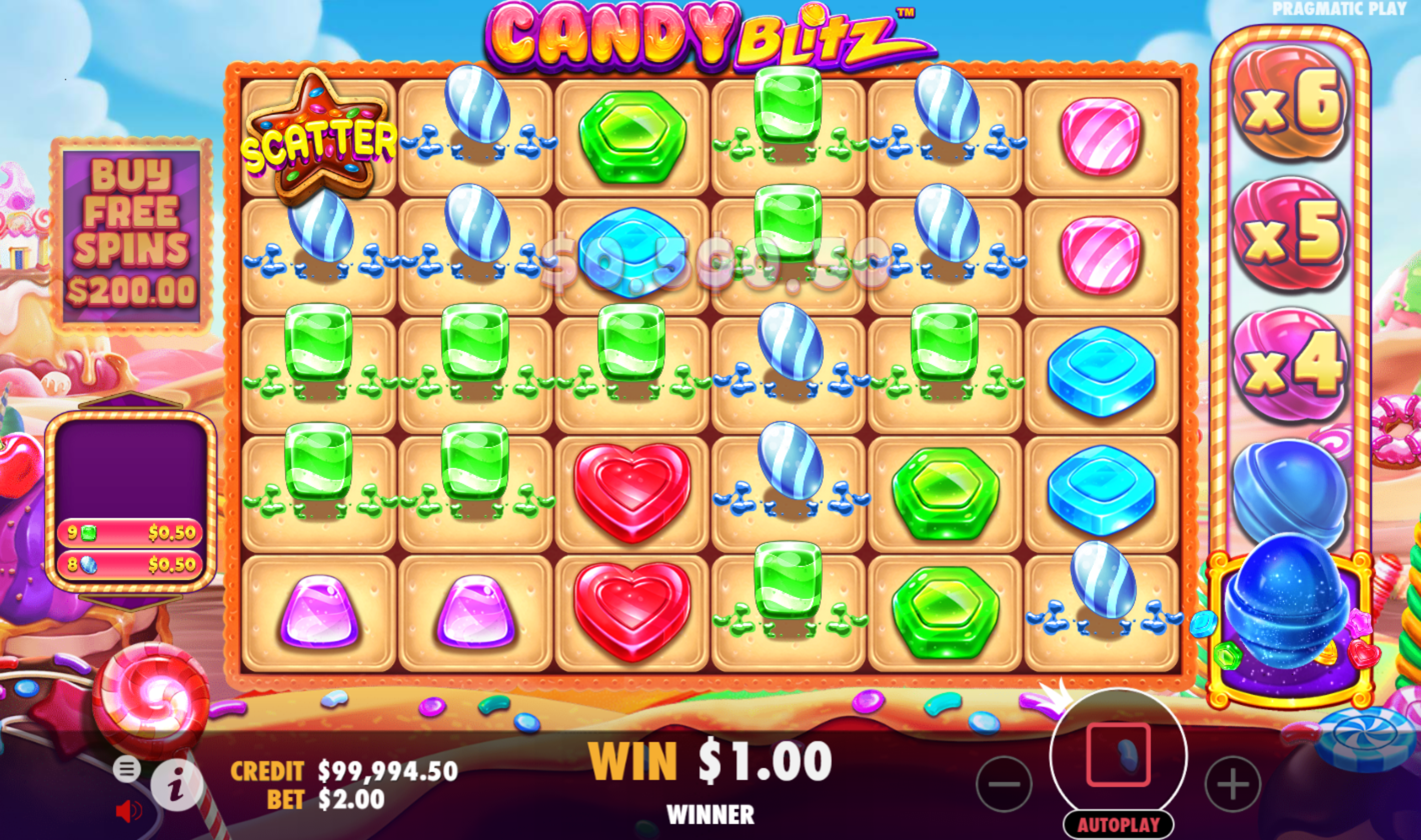 Tragamonedas Candy Blitz Bonus