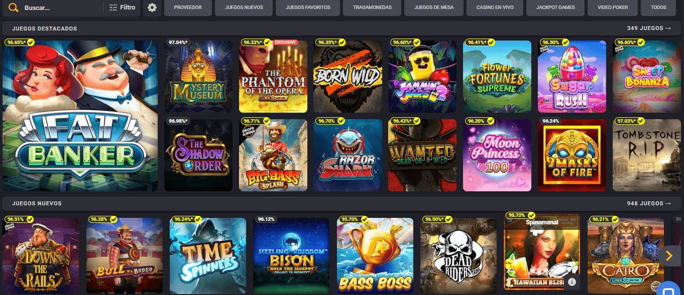 Coolbet Catálogo de Juegos