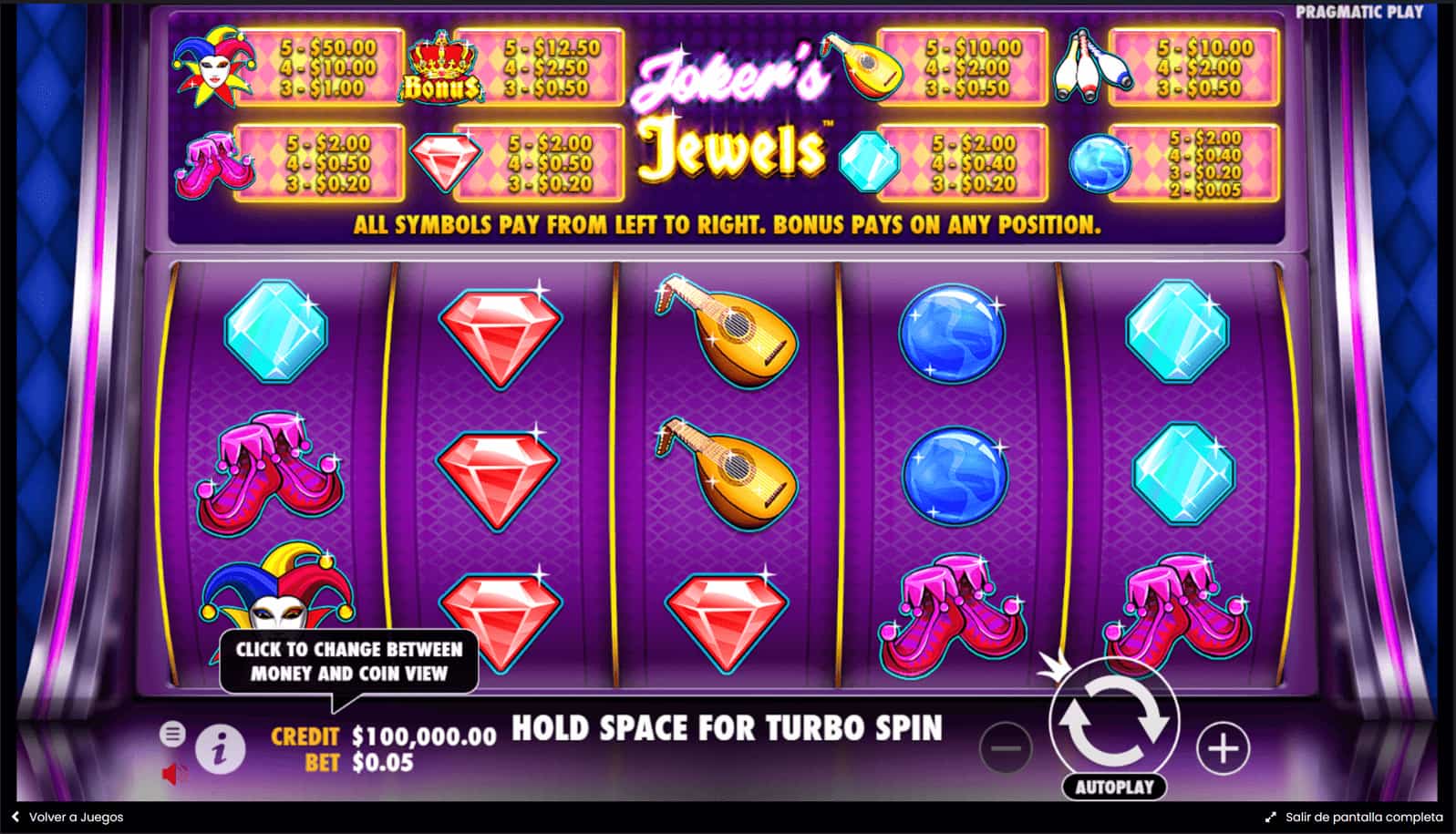 Jokers Jewels Tragamonedas