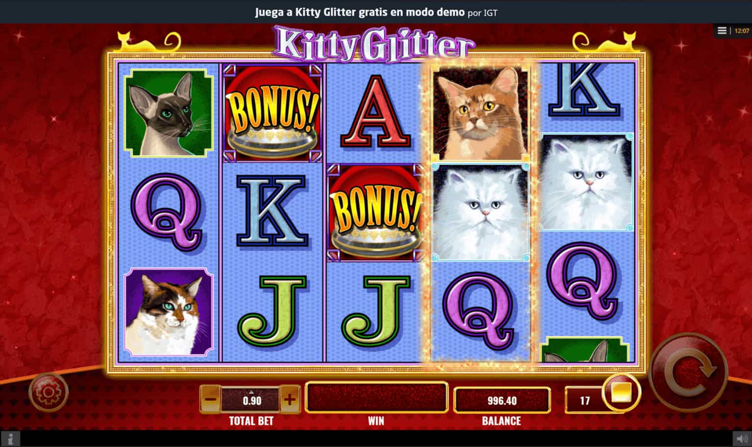 Kitty Glitter Bonus