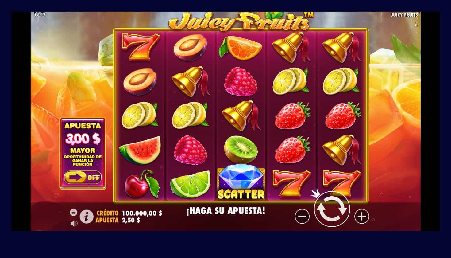 Juicy Fruits - Símbolos