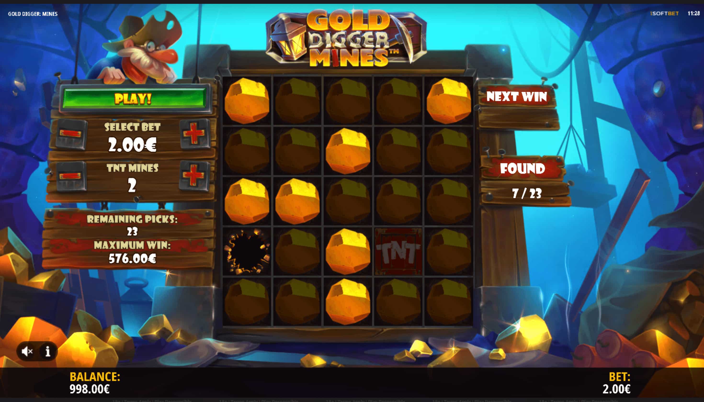 Gold Digger Mines Bonus