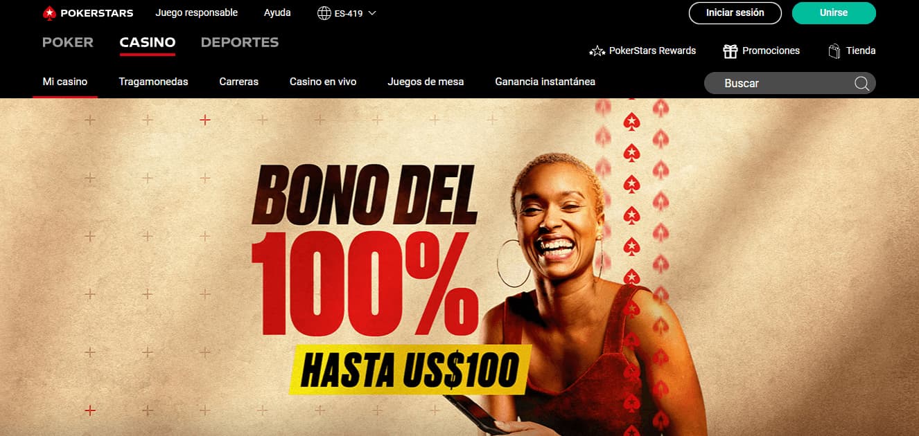 Pokerstars Chile Homepage