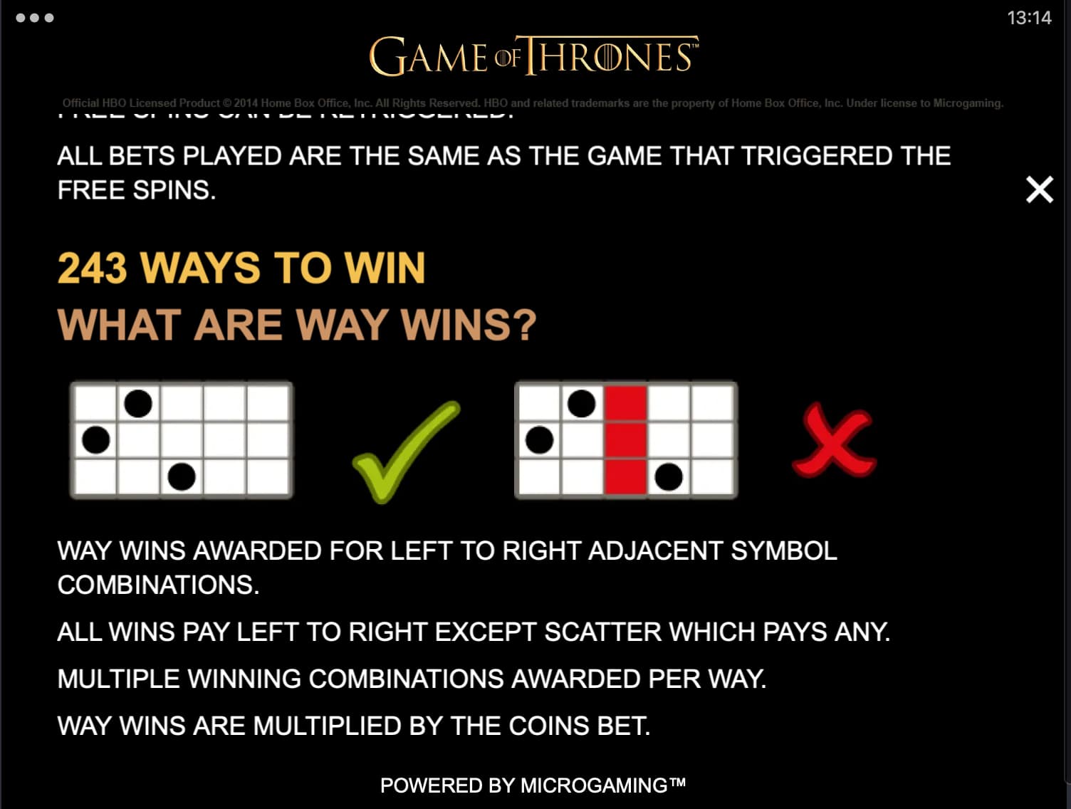 Tragamonedas Game of Thrones