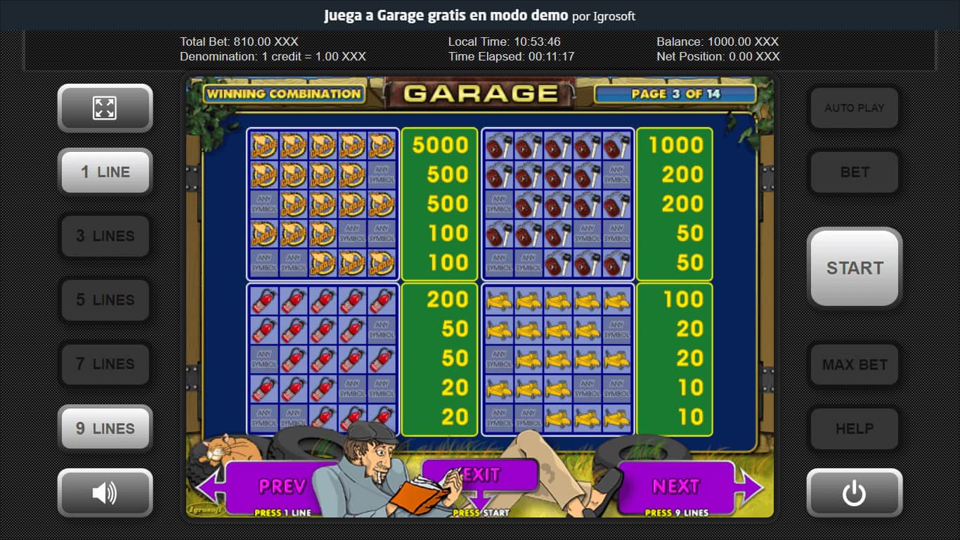 Garage Bonus