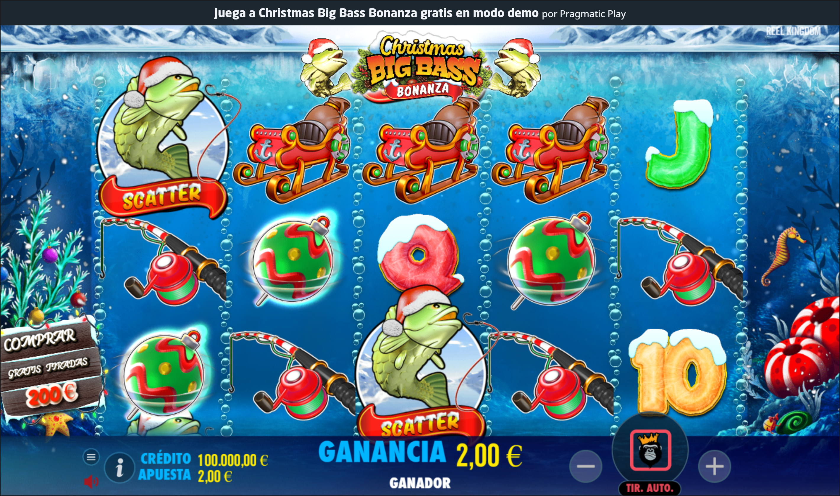 Christmas Big Bass Bonanza Slots 