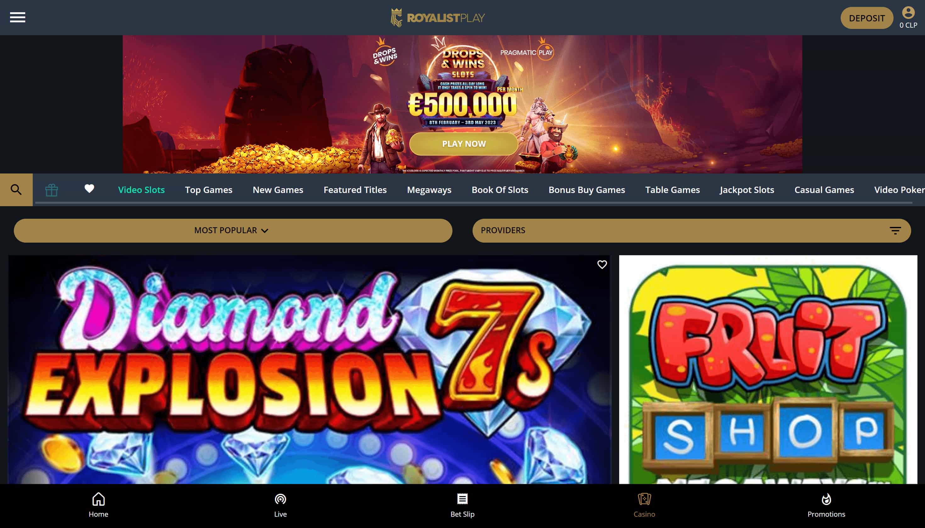 Royalist Play Homepage