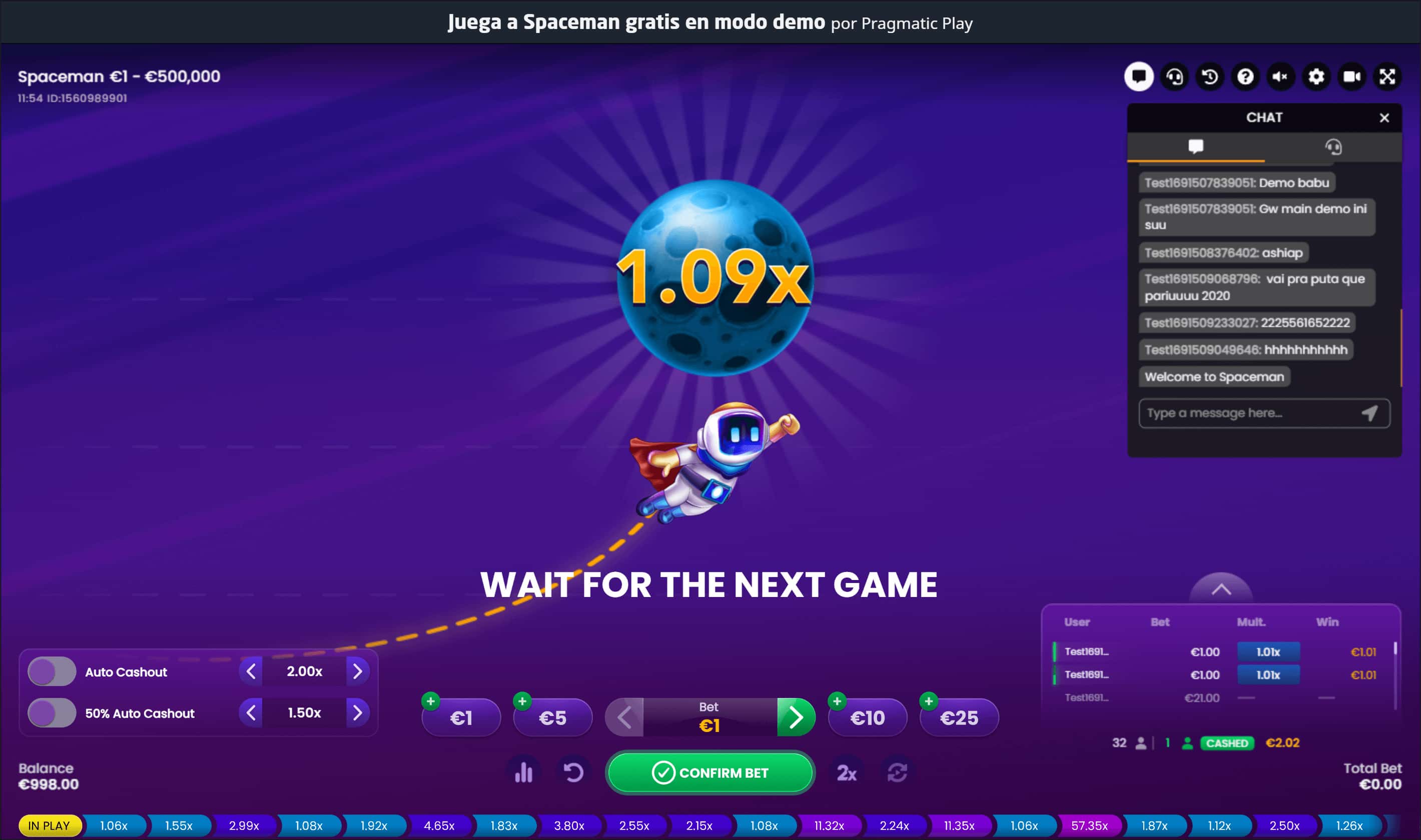 Tragamonedas Spaceman Bonus