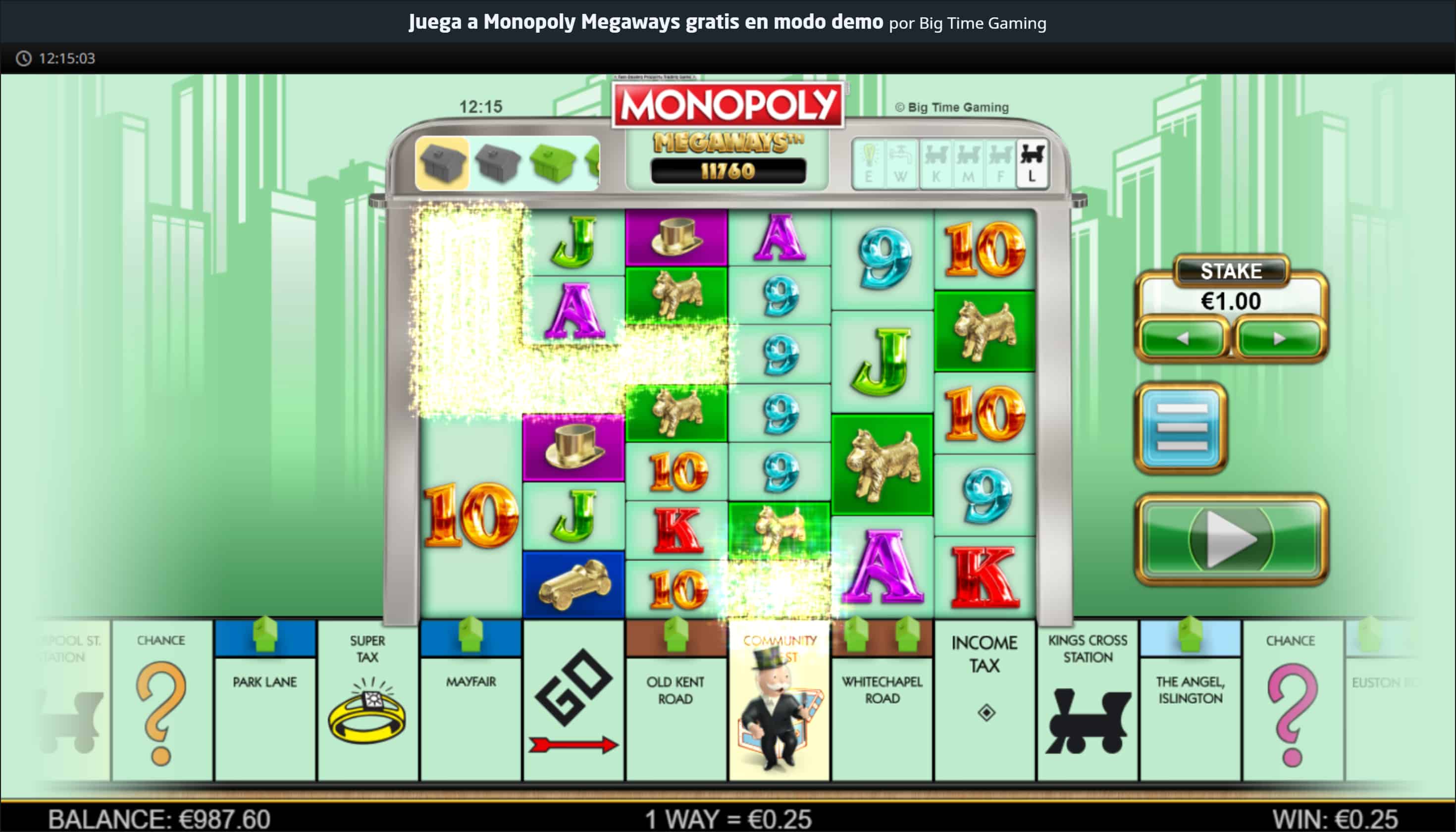 Monopoly Megaways Símbolos Especiales