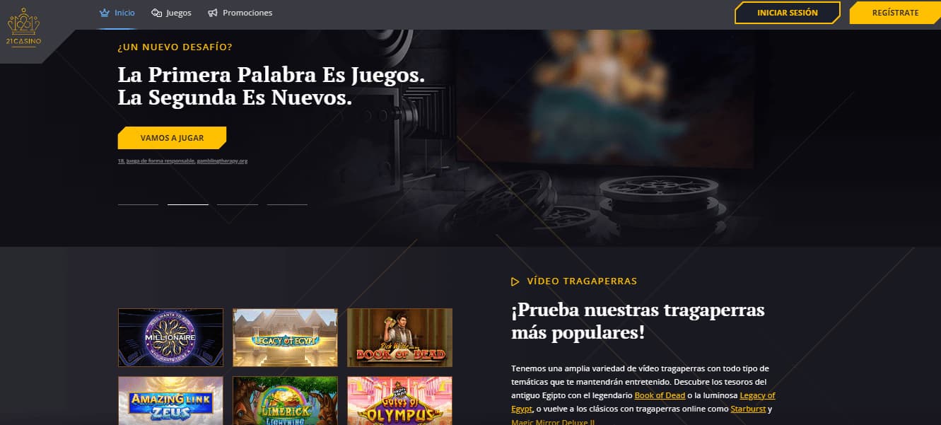 21casino Homepage