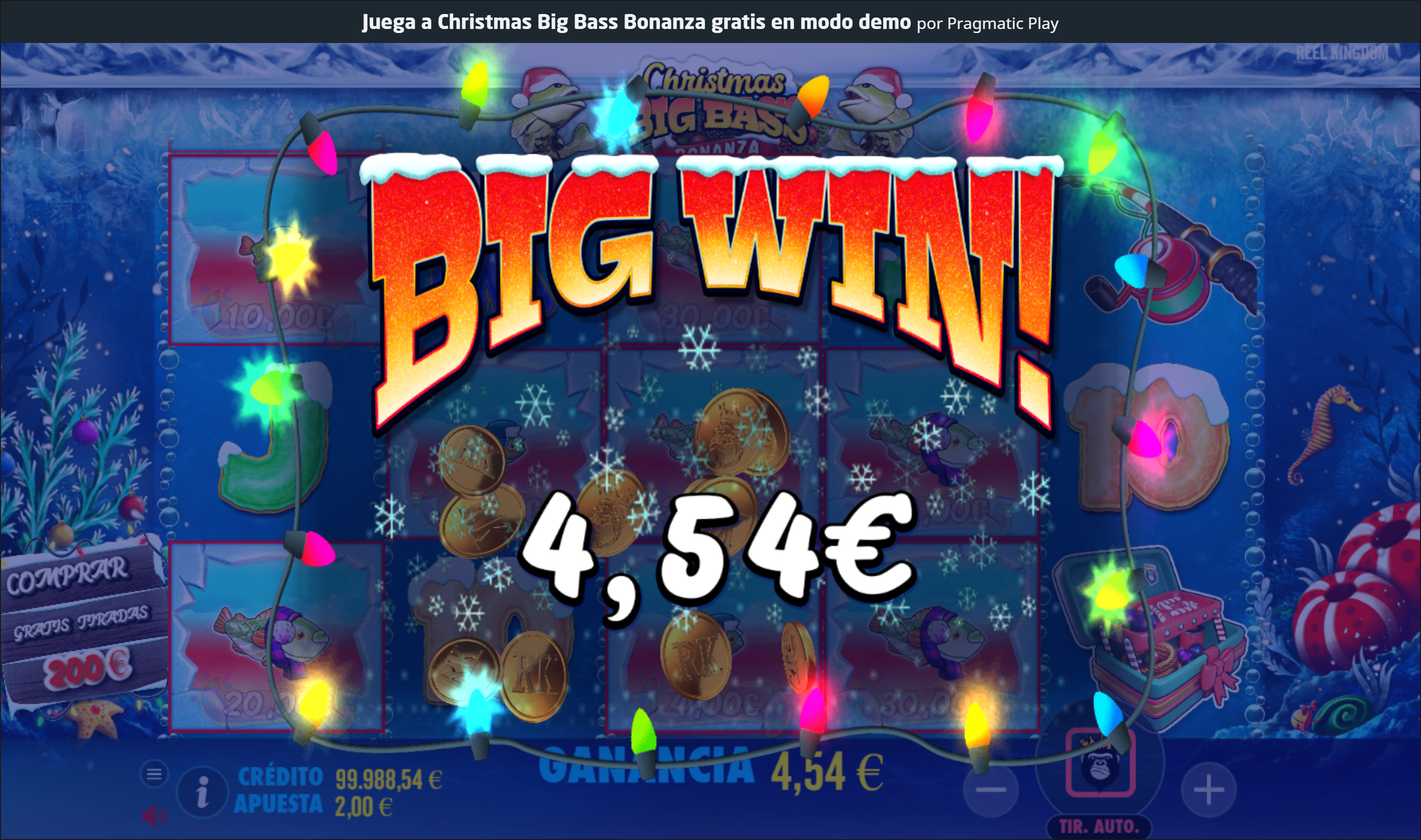 Christmas Big Bass Bonanza Bonus Tragamonedas 