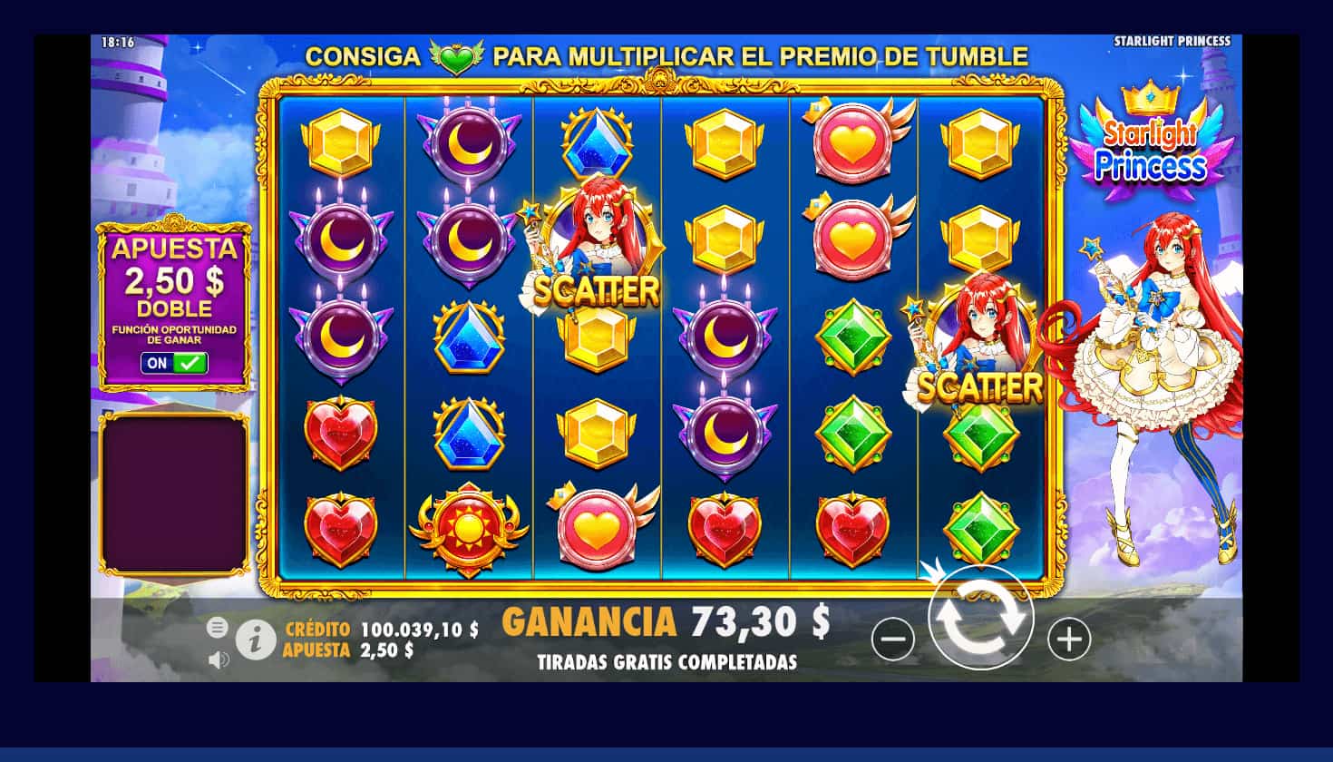Starlight Princess Bonos y promociones