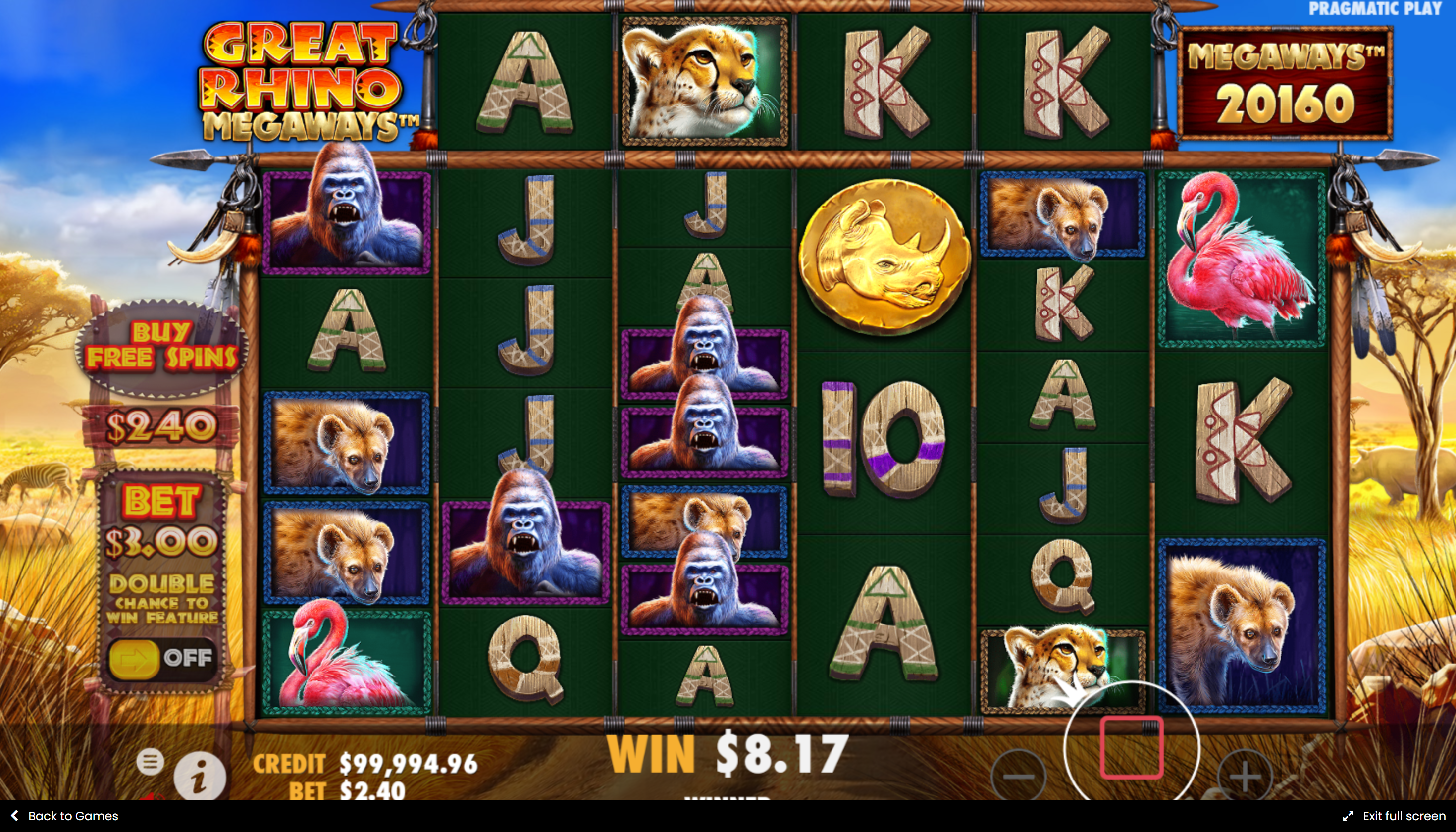 Great Rhino Megaways casino online
