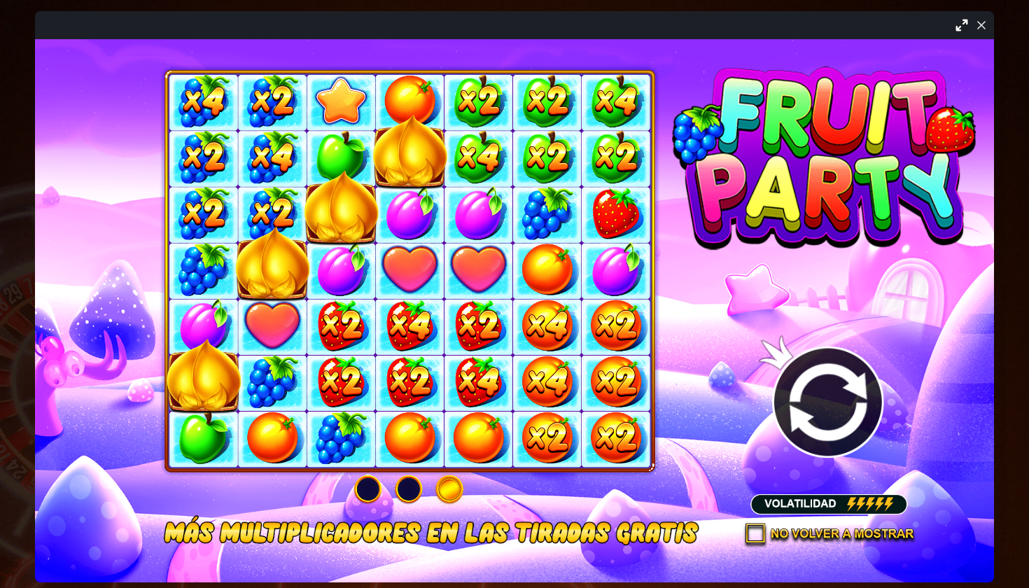 Fruit Party Pragmatic Play inicio Casino Chile.png