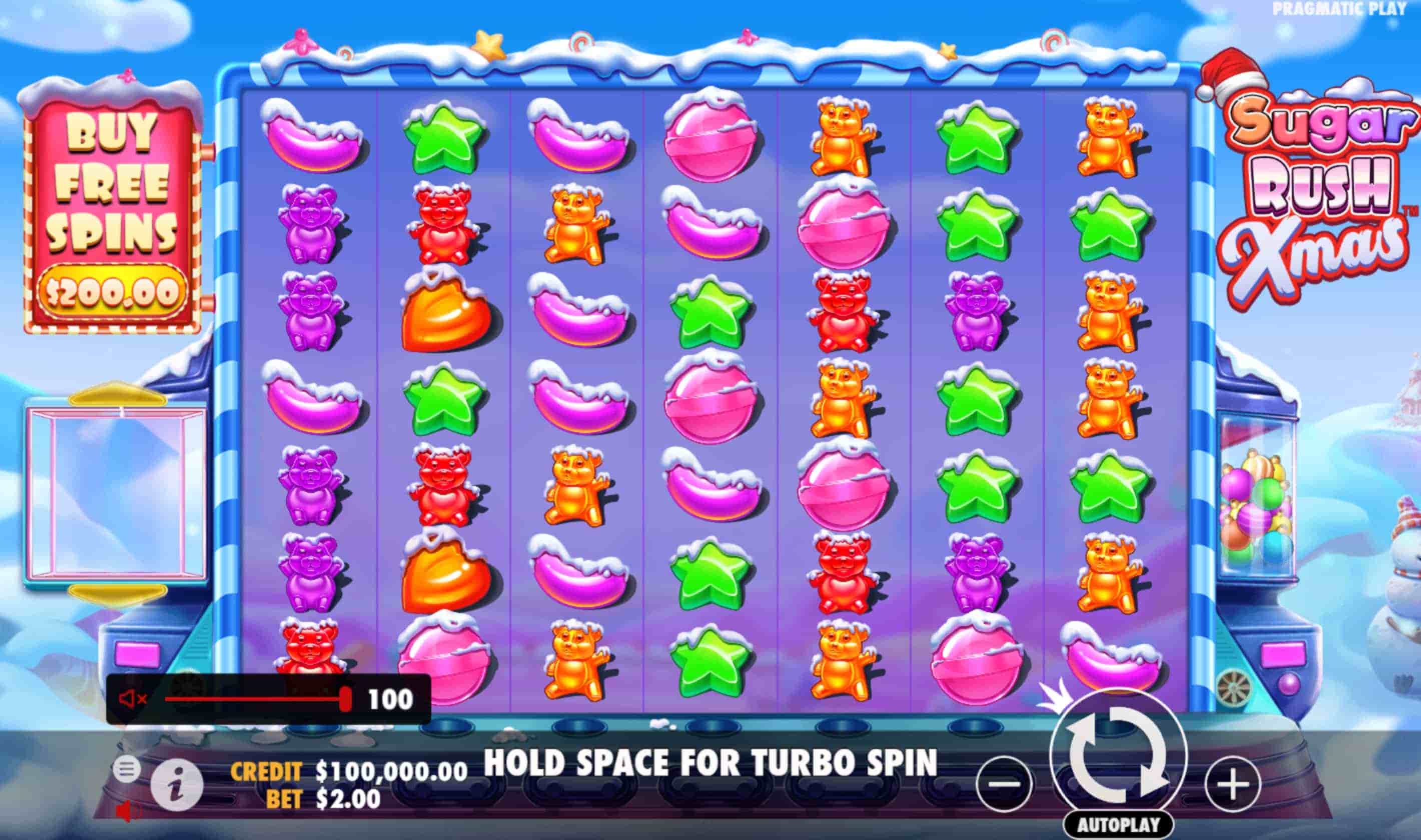 Sugar Rush Xmas Pragmatic Play Tragamonedas 