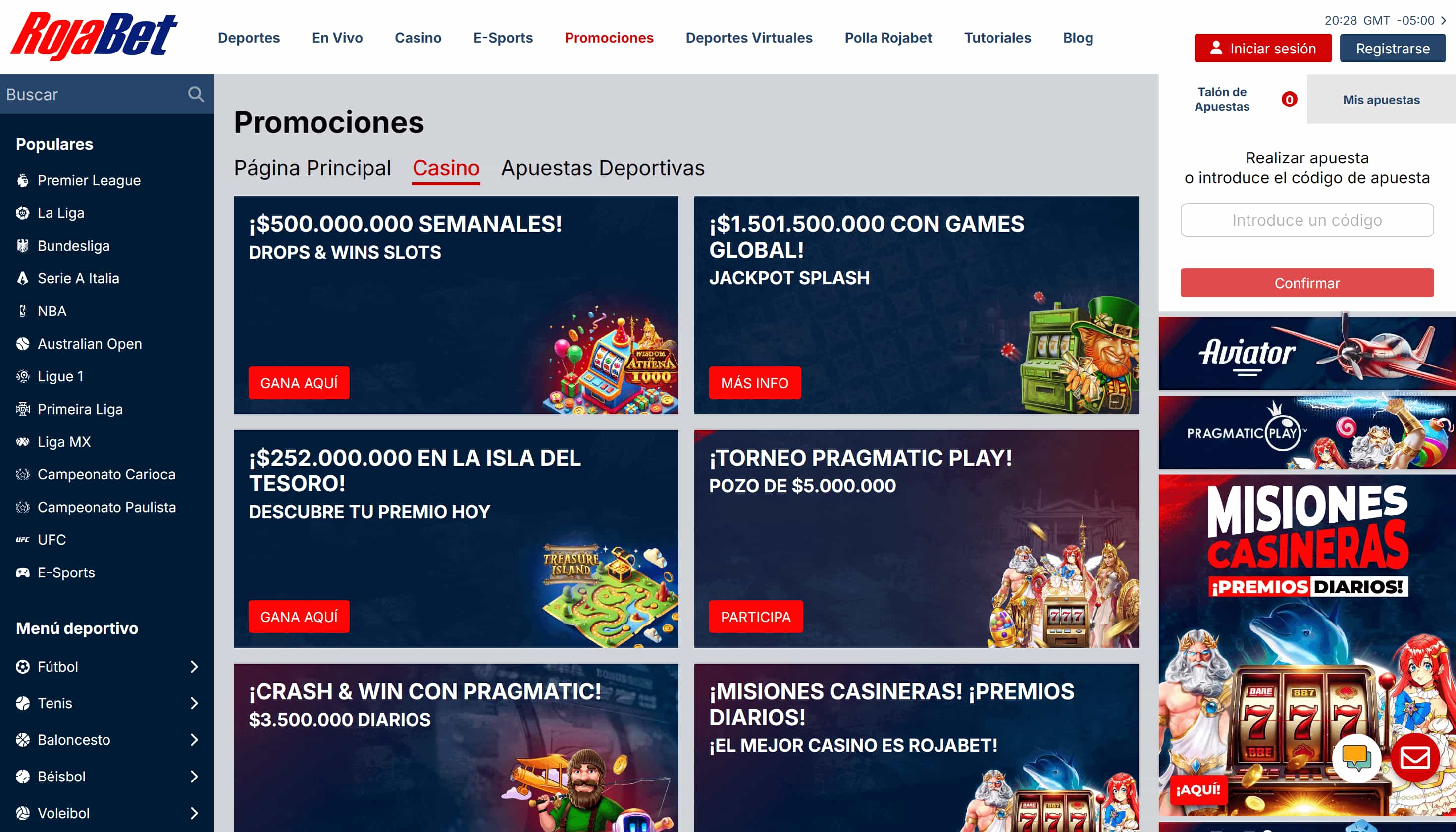 Rojabet promociones