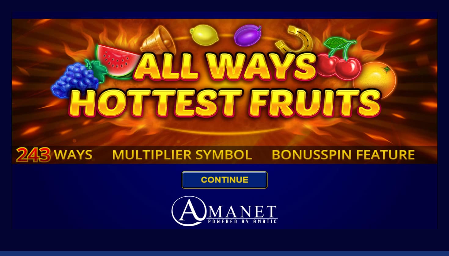 All Ways Hottest Fruits tragamonedas inicio