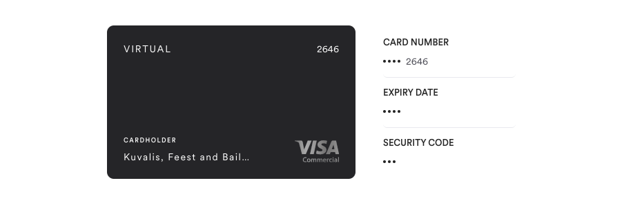 card debit virtual right airwallex screen