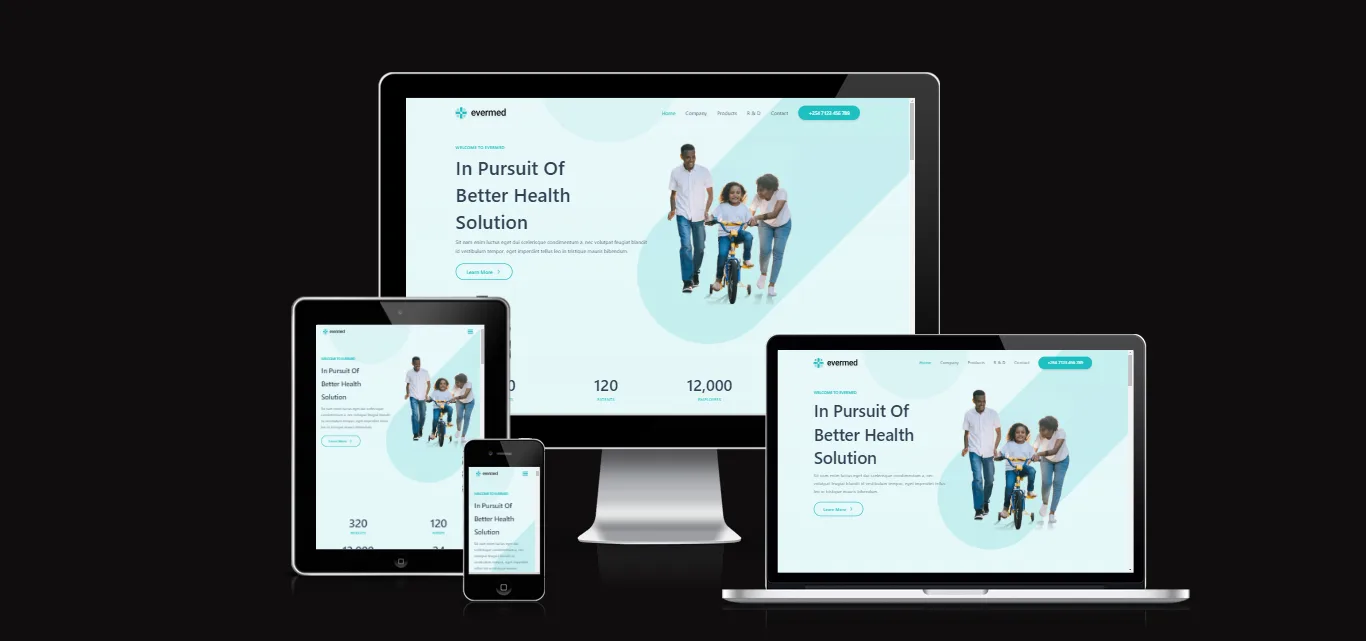 Pharmaceutical Website Template